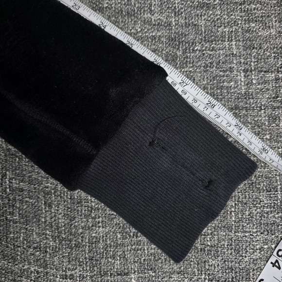 Athleta Cloud Fleece Full Zip Jacket Black Women's Size Medium - Picture 8 of 8